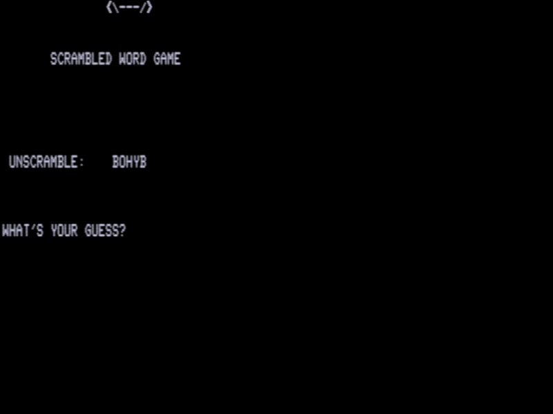 Screen shot